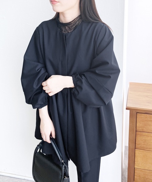 reca（レカ） スーツ ペプラムギャザージャケット レディース