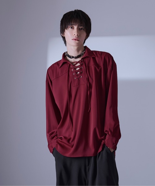 新品レッドチョップワークス レースアップシャツ CANAL JEAN（キャナルジーン）の「RED CHOP WORKS(レッドチョップ