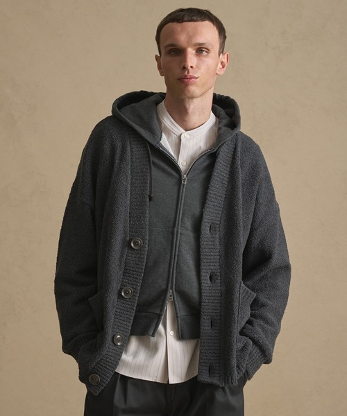 PUBLIC TOKYO ループパイルビッグカーデ　DARK GREY サイズ1 PUBLIC TOKYO（パブリックトウキョウ） カーディガン ループパイル