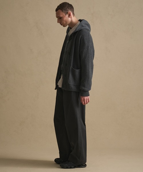 PUBLIC TOKYO ループパイルビッグカーデ　DARK GREY サイズ1 PUBLIC TOKYO（パブリックトウキョウ） カーディガン ループパイル