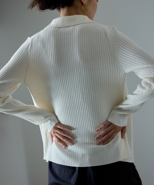 SALON adam et rope' カーディガン 「WEB限定」ウォッシャブル