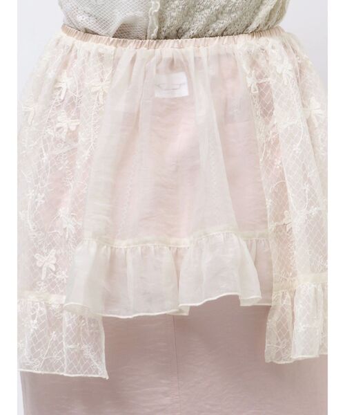 merry jenny スカート sheer lacy frill apron : ZOZOTOWN Yahoo