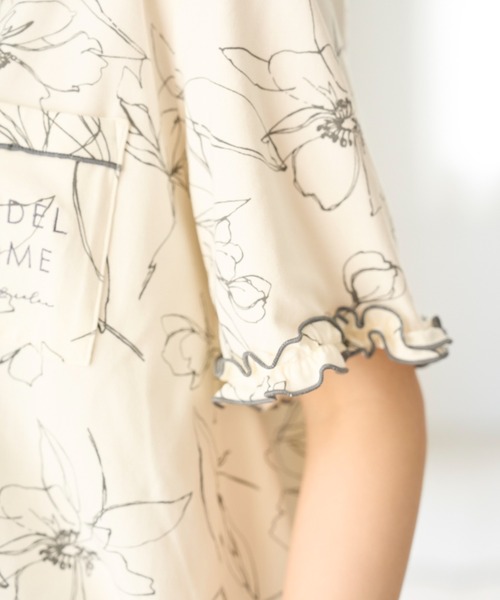 SNIDEL HOME パジャマ ルームウェア 「Moispro」開襟シャツ