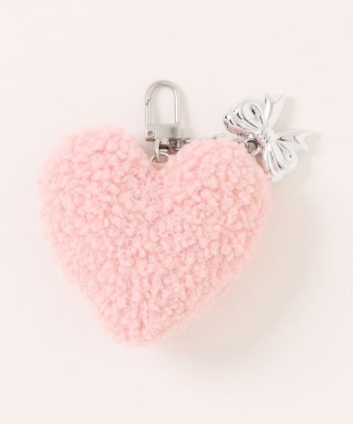 TONE SELECT GOODS キーホルダー 「urge select」もこもこ ボア ハート