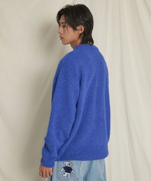 ニット セーター 「UNISEX」Wai Kei／イルカVネックニット レディース WaiKei ニット セーター 「UNISEX」Wai Kei／イルカVネック