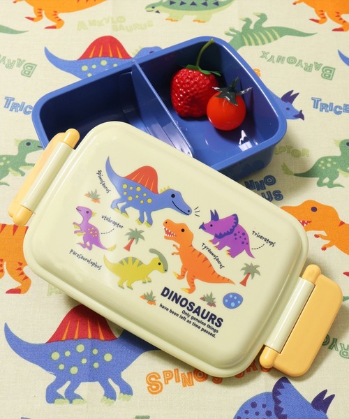 BAYBLO 弁当箱 (SK)「ディノサウルス ＆ リトルユニコーン」ふわっと