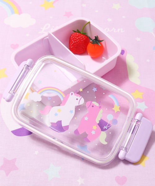 BAYBLO 弁当箱 (SK)「ディノサウルス ＆ リトルユニコーン」ふわっと