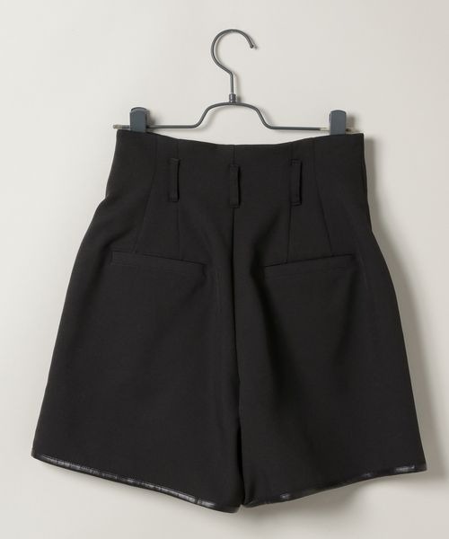 パンツ ハイウエストパイピングショートパンツ/291567 レディース | JEANASIS | 08