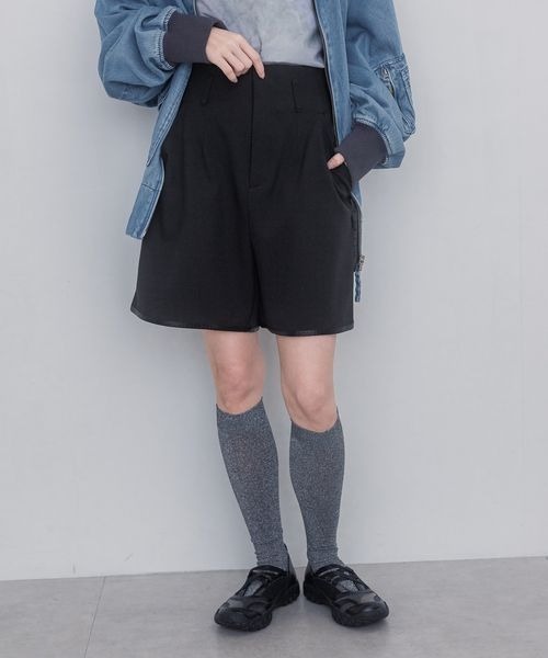 パンツ ハイウエストパイピングショートパンツ/291567 レディース | JEANASIS | 06