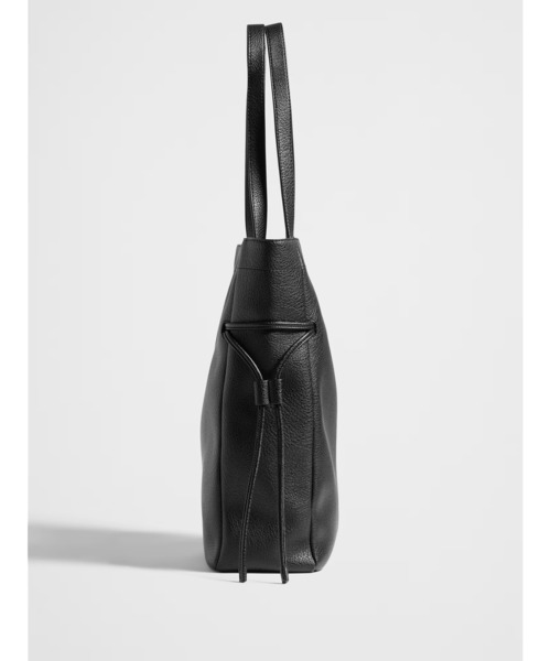 美品】BANANA REPUBLIC ブラックレザー トートバッグ