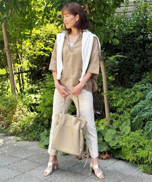 BANANA REPUBLIC トートバッグ FACTORY STORE ヴィーガンレザー