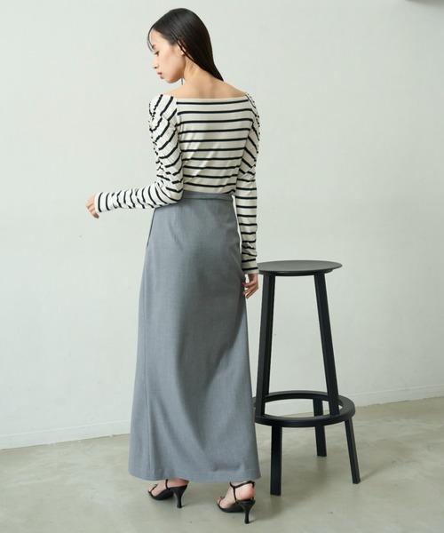 新品　snidel ナロースカート SNIDEL スカート Sustainableストレートナロースカート
