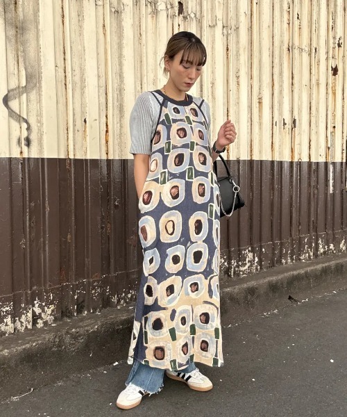 rosebud ワンピース ROSE BUD ワンピース ART PRINT LONG DRESS : ZOZOTOWN Yahoo!店