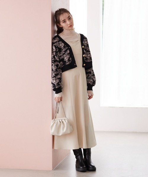 「archives」 ニットカーディガン MEDIUM アイボリー レディース_画像2