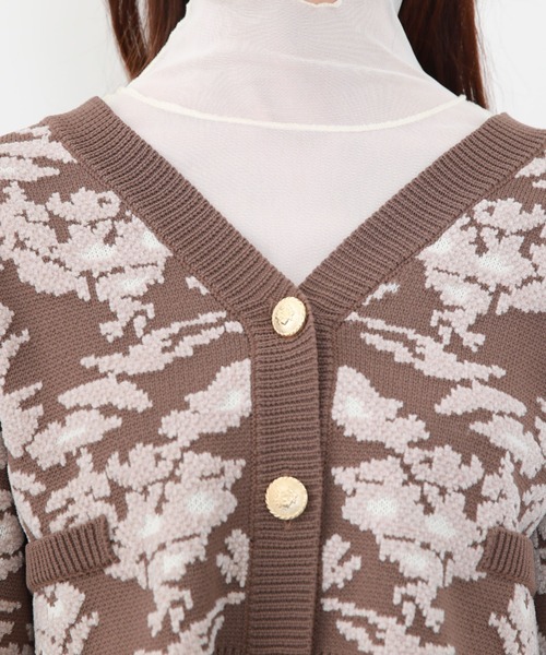 「archives」 ニットカーディガン MEDIUM アイボリー レディース_画像7