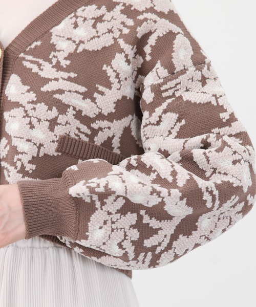 「archives」 ニットカーディガン MEDIUM アイボリー レディース_画像8