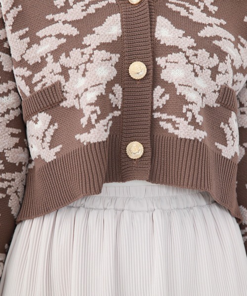 「archives」 ニットカーディガン MEDIUM アイボリー レディース_画像9