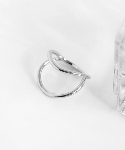 ANEMONE（アネモネ） 指輪 リング ダブルラインメタルリング