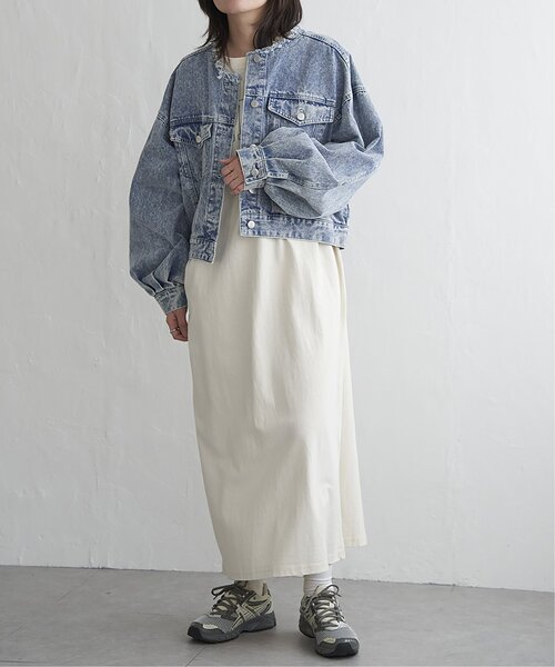 VENCE EXCHANGE デニムジャケット gジャン デニムノーカラーG