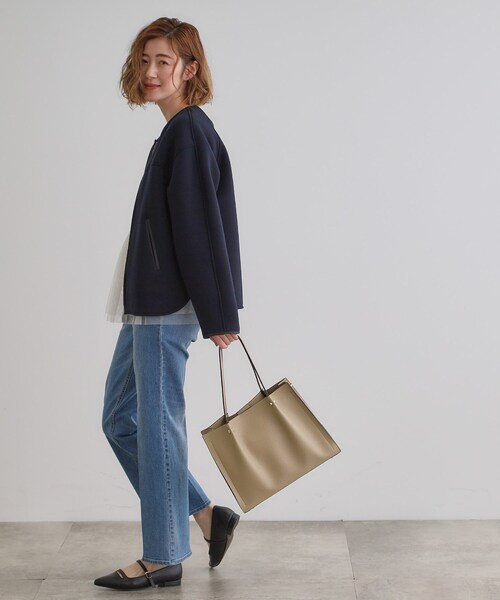 grove トートバッグ 「雑誌掲載」タックハンドルスクエア2WAY