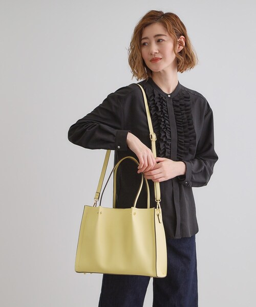yoayotaさま専用です grove トートバッグ 「雑誌掲載」タックハンドルスクエア2WAY
