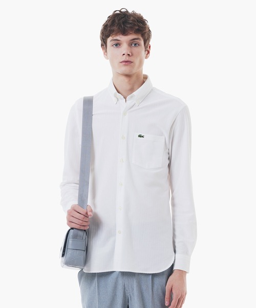 LACOSTE（ラコステ） シャツ ジャカードストライプボタンダウン