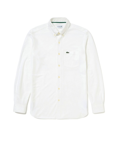LACOSTE（ラコステ） シャツ ジャカードストライプボタンダウン
