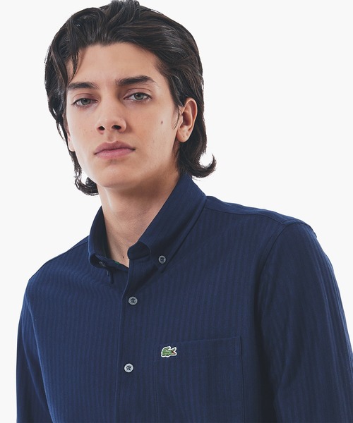 LACOSTE（ラコステ） シャツ ジャカードストライプボタンダウン