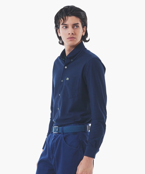 LACOSTE（ラコステ） シャツ ジャカードストライプボタンダウン