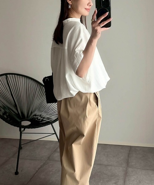 ブラウス シャツ シアードロストヘム2wayブラウス レディース シアードロストヘム2wayブラウス Emma Taylor│STYLEDOOR