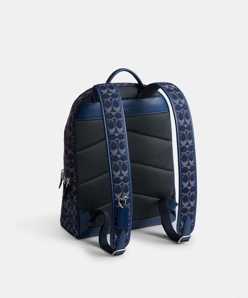 COACH ライトブルー リュック COACH - 新品 コーチ COACH リュックサック デニム バックパック