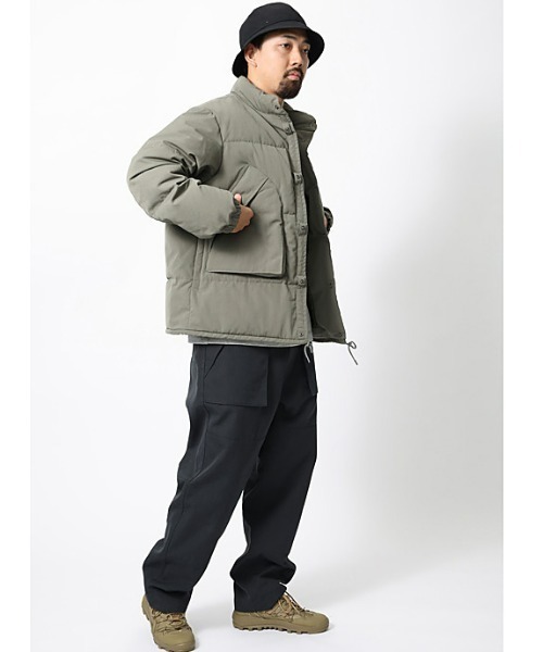 snow peak（スノーピーク） ダウンジャケット SMALL カーキ メンズ