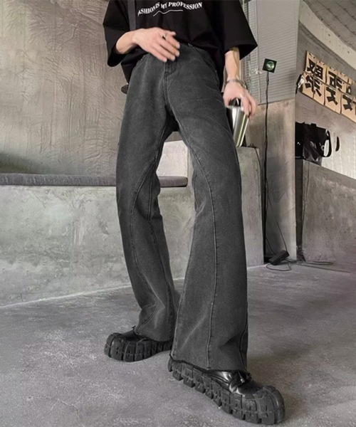 CERCA ジーンズ 「NOWLE」スリム ストレート フレア デニムパンツ