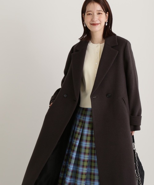 「N.（N. Natural Beauty Basic）」 チェスターコート MEDIUM モカ レディース_画像3