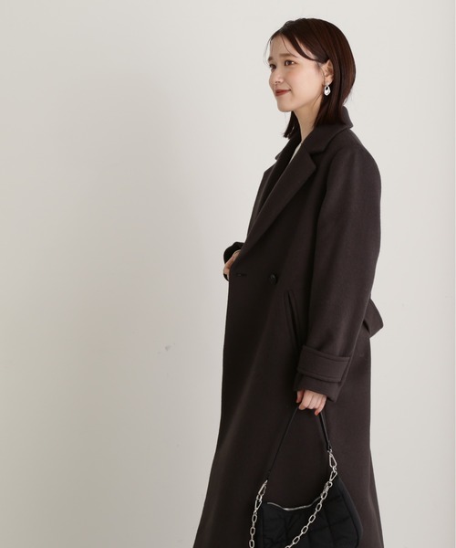 「N.（N. Natural Beauty Basic）」 チェスターコート MEDIUM モカ レディース_画像4