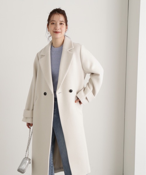 「N.（N. Natural Beauty Basic）」 チェスターコート MEDIUM モカ レディース_画像8