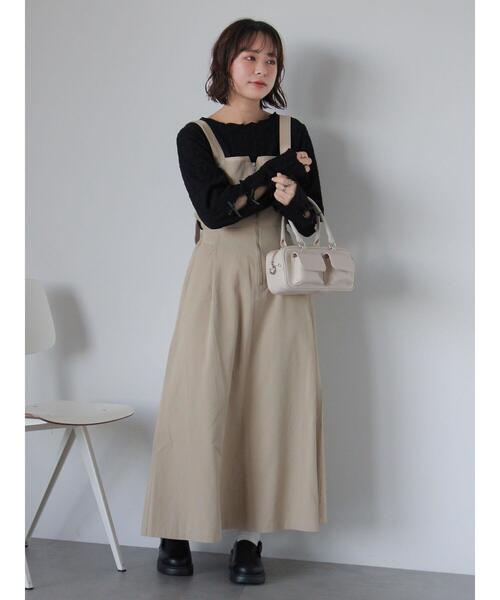 ehka sopo（エヘカソポ） ワンピース エプロンジャンパースカート