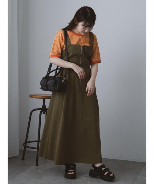 ehka sopo（エヘカソポ） ワンピース エプロンジャンパースカート