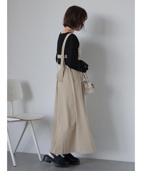 ehka sopo（エヘカソポ） ワンピース エプロンジャンパースカート