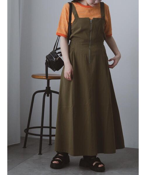 ehka sopo（エヘカソポ） ワンピース エプロンジャンパースカート