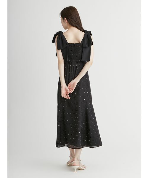 ワンピース 「CELFORD×MIKA」ショルダーリボン2wayワンピース