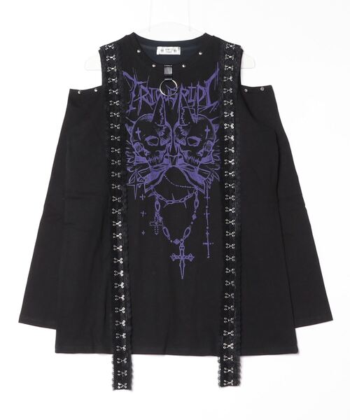 NOVESSEL tシャツ 「TricuspidC/トライカスピッドシー」スカルプリント