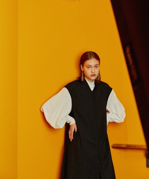 「LA BELLE ETUDE」 「belle vintage」コート 0 ブラック レディース_画像2