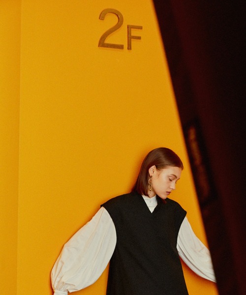 「LA BELLE ETUDE」 「belle vintage」コート 0 ブラック レディース_画像4