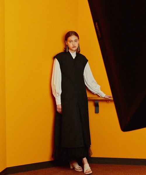 「LA BELLE ETUDE」 「belle vintage」コート 0 ブラック レディース_画像5