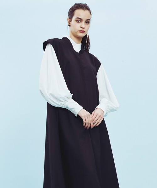 「LA BELLE ETUDE」 「belle vintage」コート 0 ブラック レディース_画像6