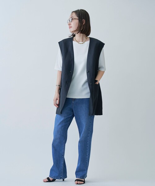 RONEL ベスト ジレ 「大草直子さんコラボ」AMARC(アマーク