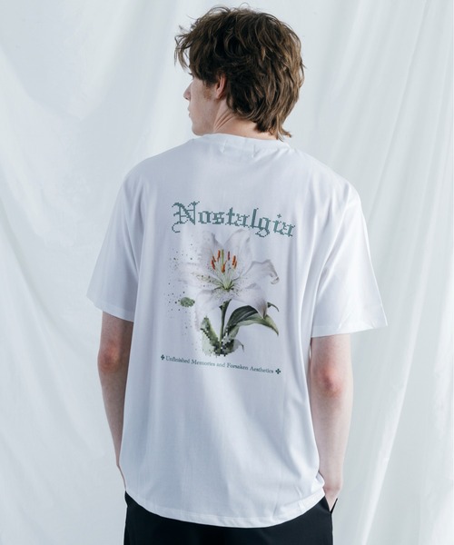 BLAYMORE tシャツ 「BLAYMORE」Nostalgia Back Graphic T / 花