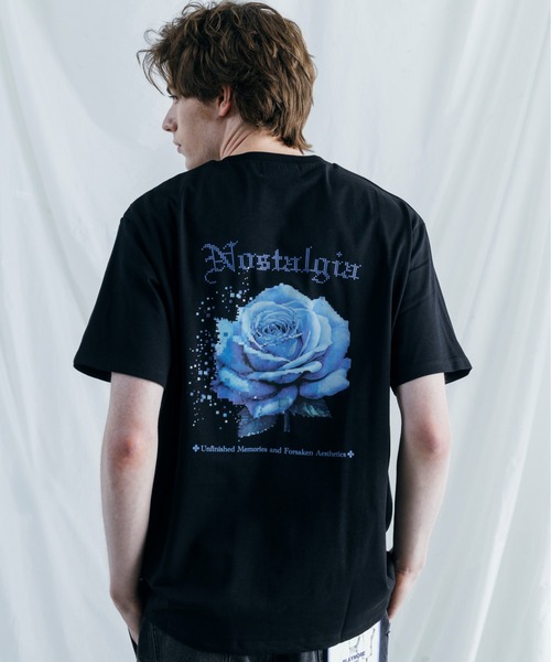 BLAYMORE tシャツ 「BLAYMORE」Nostalgia Back Graphic T / 花