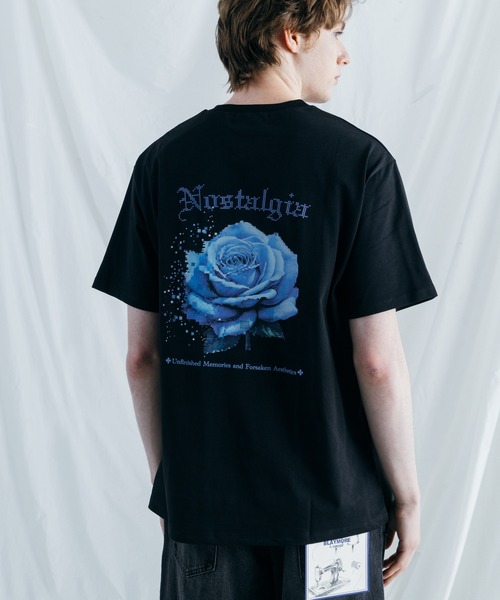 BLAYMORE tシャツ 「BLAYMORE」Nostalgia Back Graphic T / 花